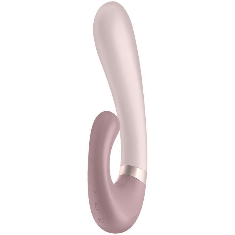 SATISFYER - HEAT WAVE VIBRADOR APP ROSA - Optelum
