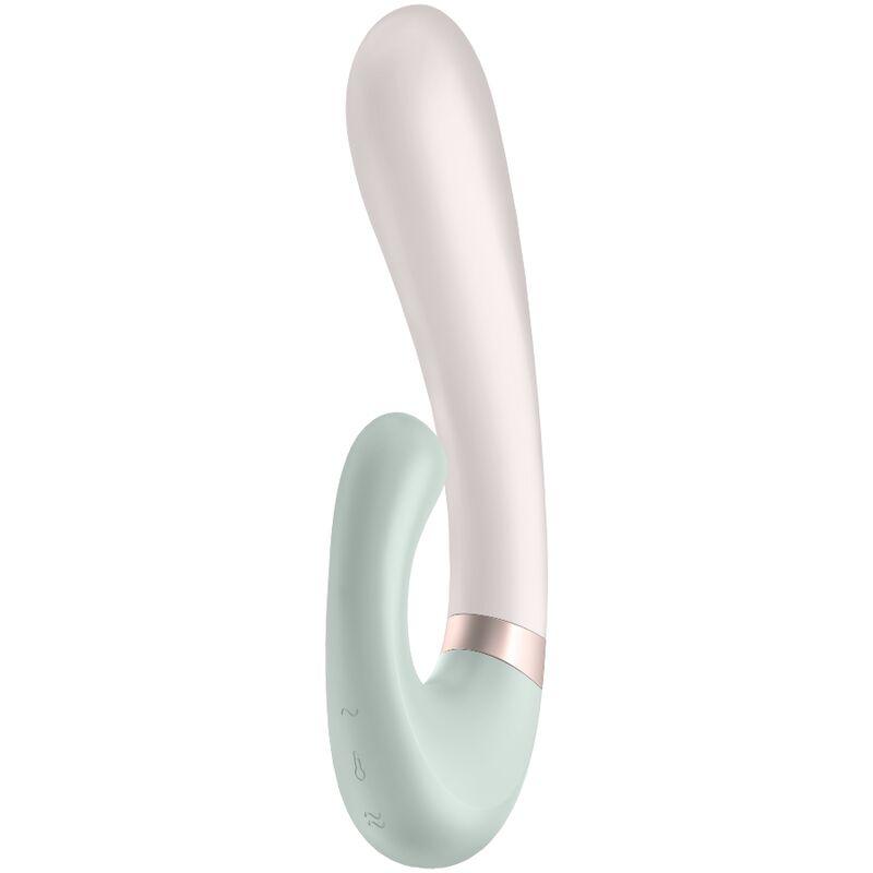 SATISFYER - HEAT WAVE VIBRADOR APP ROSA - Optelum