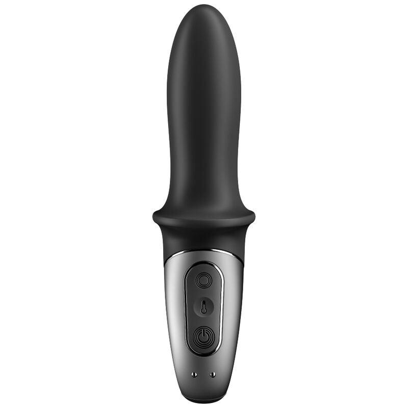 SATISFYER - HOT PASSION VIBRADOR ANAL APP NEGRO - Optelum