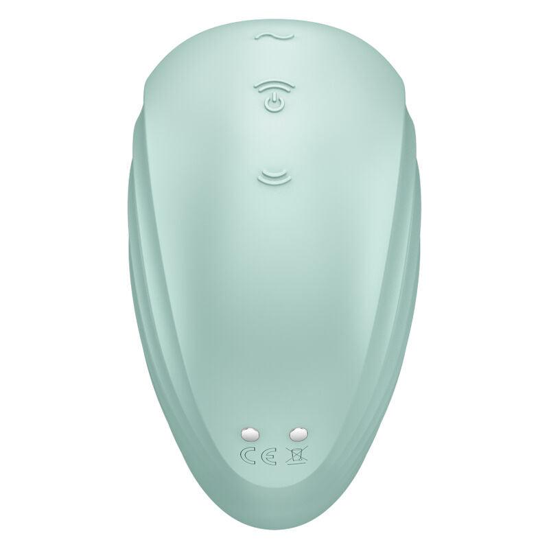 SATISFYER - PEARL DIVER ESTIMULADOR Y VIBRADOR VERDE - Optelum