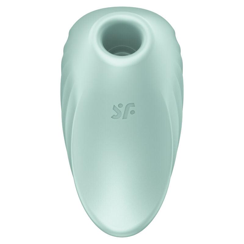 SATISFYER - PEARL DIVER ESTIMULADOR Y VIBRADOR VERDE - Optelum