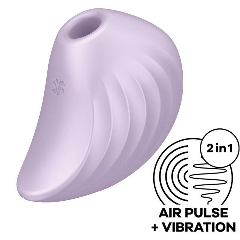 SATISFYER - PEARL DIVER ESTIMULADOR Y VIBRADOR VERDE - Optelum