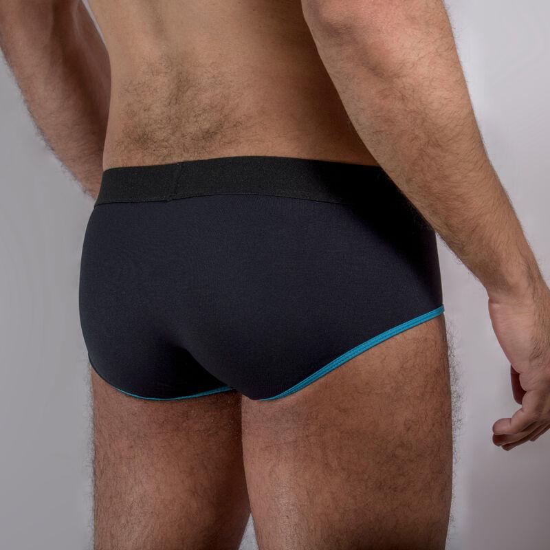 MACHO - MS24A CALZONCILLO BRIEF DARK AMARILLO S - Optelum