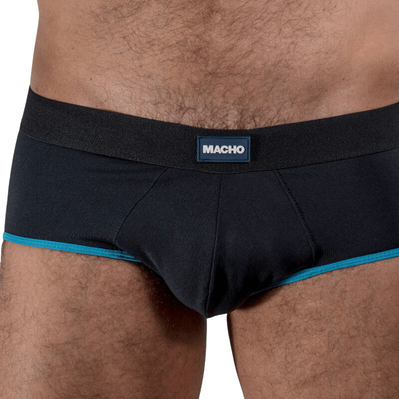 MACHO - MS24A CALZONCILLO BRIEF DARK AMARILLO S - Optelum