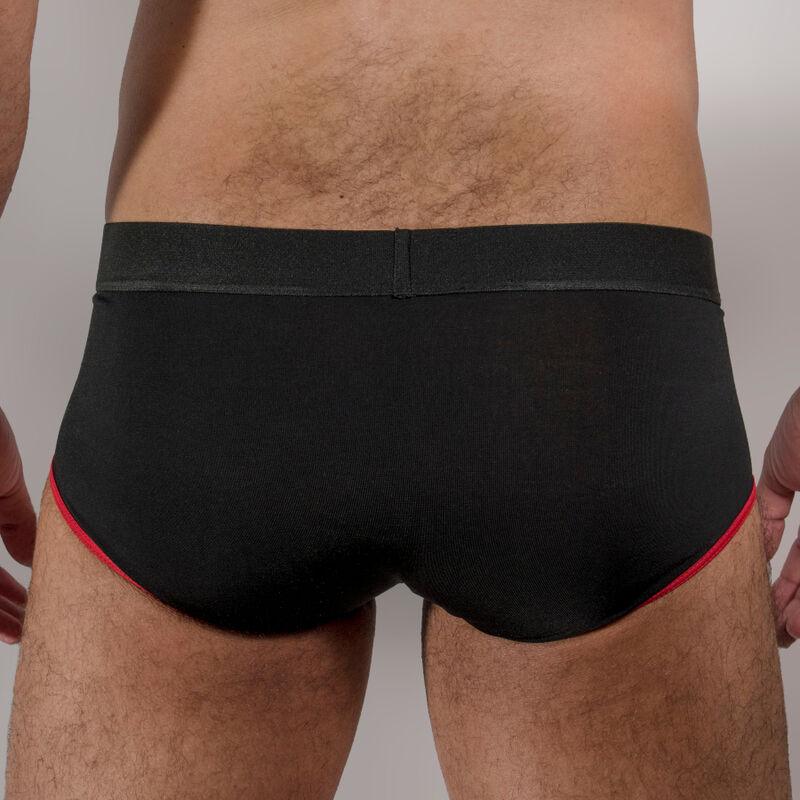 MACHO - MS24A CALZONCILLO BRIEF DARK AMARILLO S - Optelum