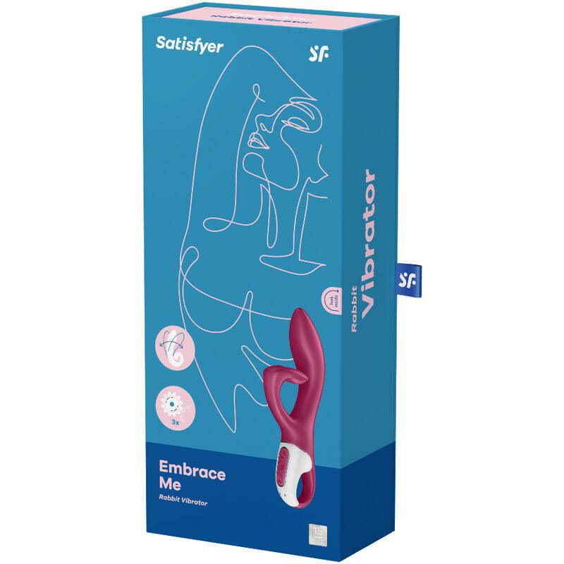 SATISFYER - EMBRACE ME VIBRADOR PUNTO G ROJO - Optelum