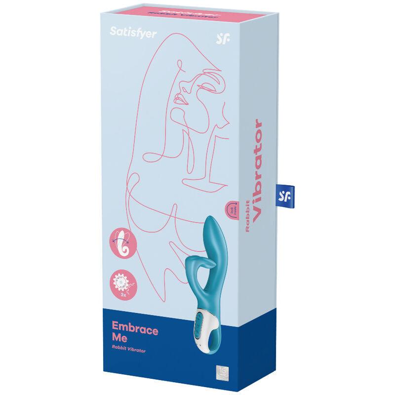 SATISFYER - EMBRACE ME VIBRADOR PUNTO G ROJO - Optelum