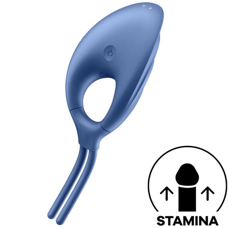 SATISFYER - SWORDSMAN ANILLO VIBRADOR VERDE - Optelum