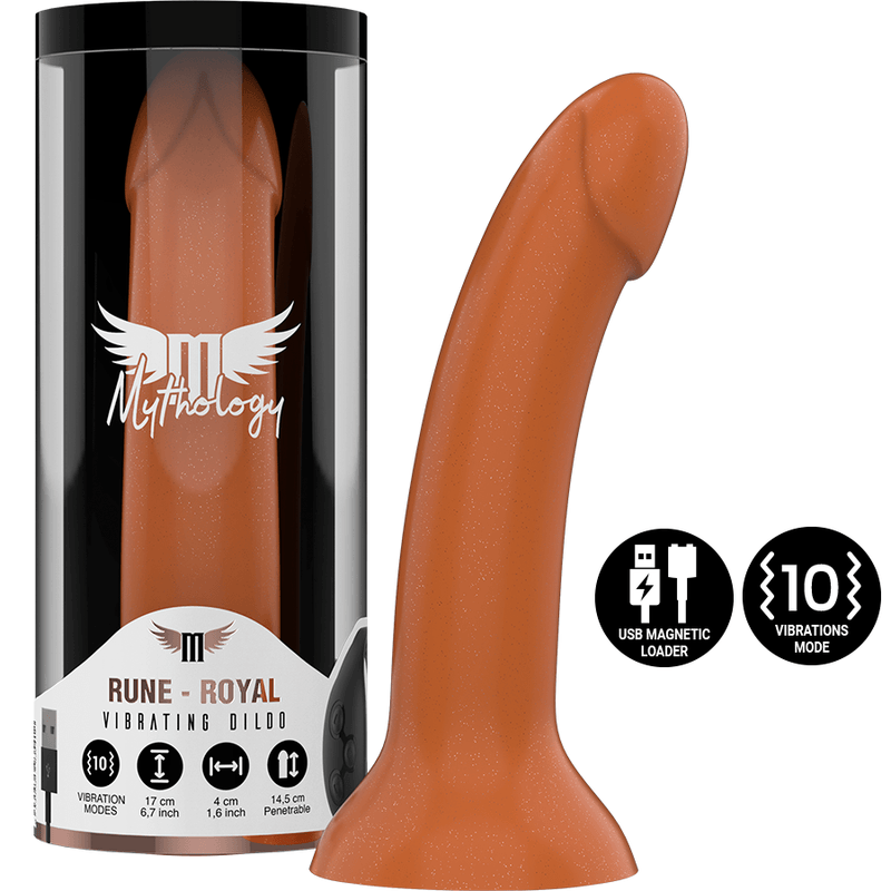 MYTHOLOGY - RUNE ROYAL DILDO M - VIBRADOR COMPATIBLE CON WATCHME WIRELESS TECHNOLOGY - Optelum