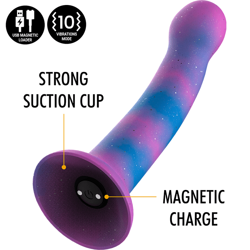 MYTHOLOGY - DION GALACTIC DILDO S - VIBRADOR COMPATIBLE CON WATCHME WIRELESS TECHNOLOGY - Optelum