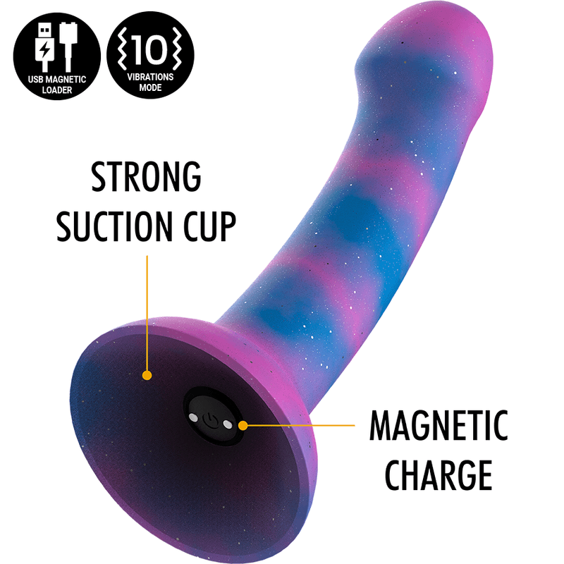 MYTHOLOGY - DION GALACTIC DILDO M - VIBRADOR COMPATIBLE CON WATCHME WIRELESS TECHNOLOGY - Optelum