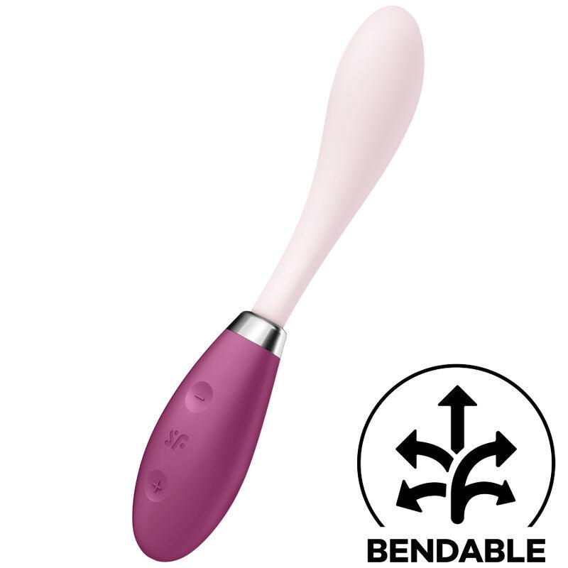 SATISFYER - G-SPOT FLEX 3 MULTI VIBRADOR GRIS - Optelum