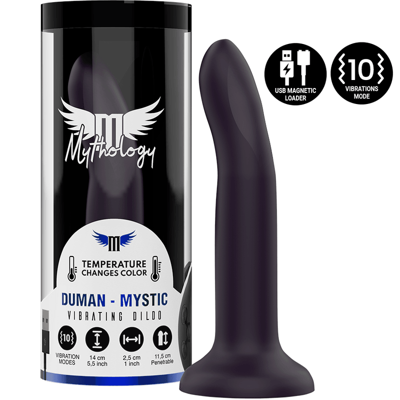 MYTHOLOGY DUMAN MYSTIC DILDO S - VIBRADOR COMPATIBLE CON WATCHME WIRELESS TECHNOLOGY - Optelum