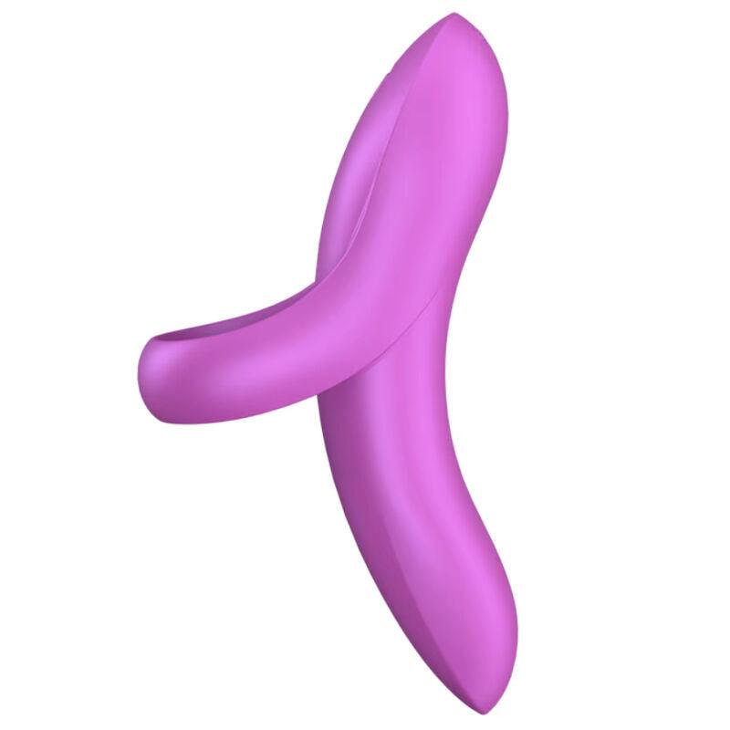 SATISFYER - BOLD LOVER DEDAL VIBRADOR BLANCO - Optelum