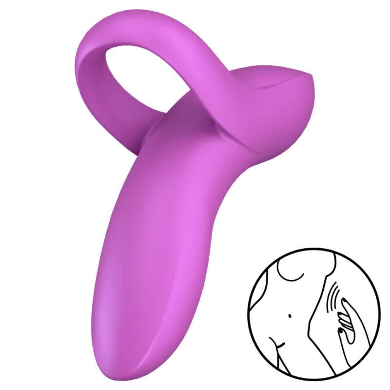 SATISFYER - BOLD LOVER DEDAL VIBRADOR BLANCO - Optelum
