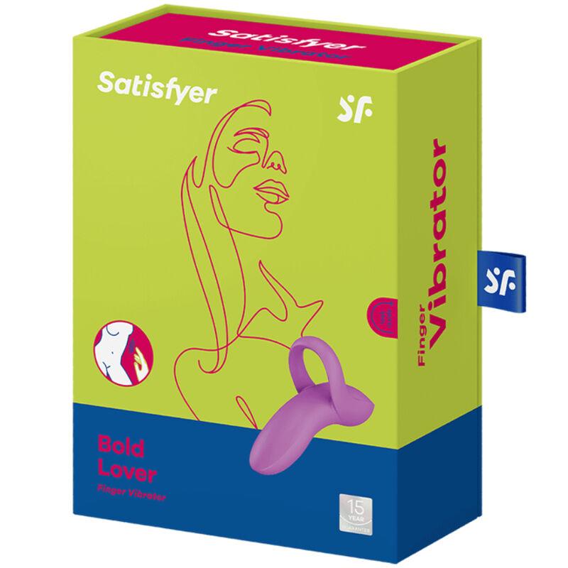 SATISFYER - BOLD LOVER DEDAL VIBRADOR BLANCO - Optelum