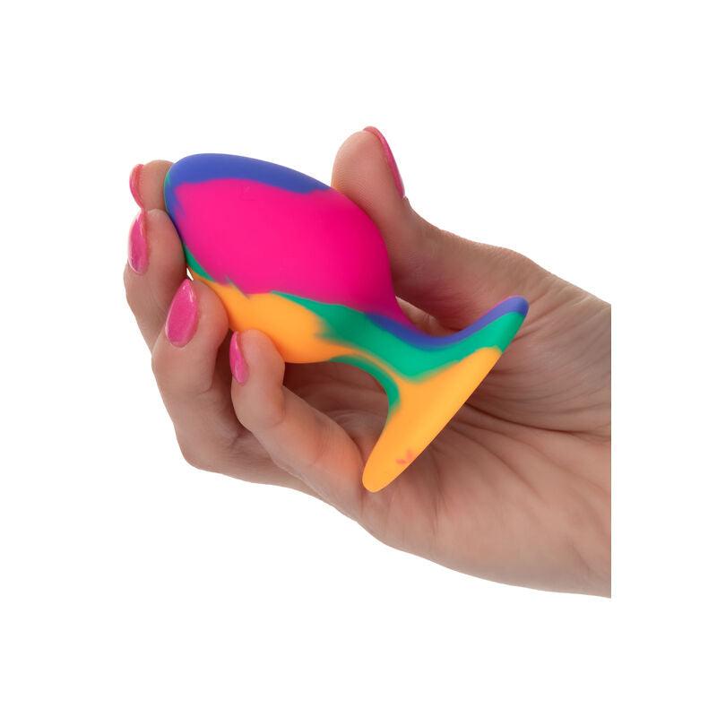 CALEXOTICS - CHEEKY MEDIUM TIE-DYE PLUG ANAL - Optelum