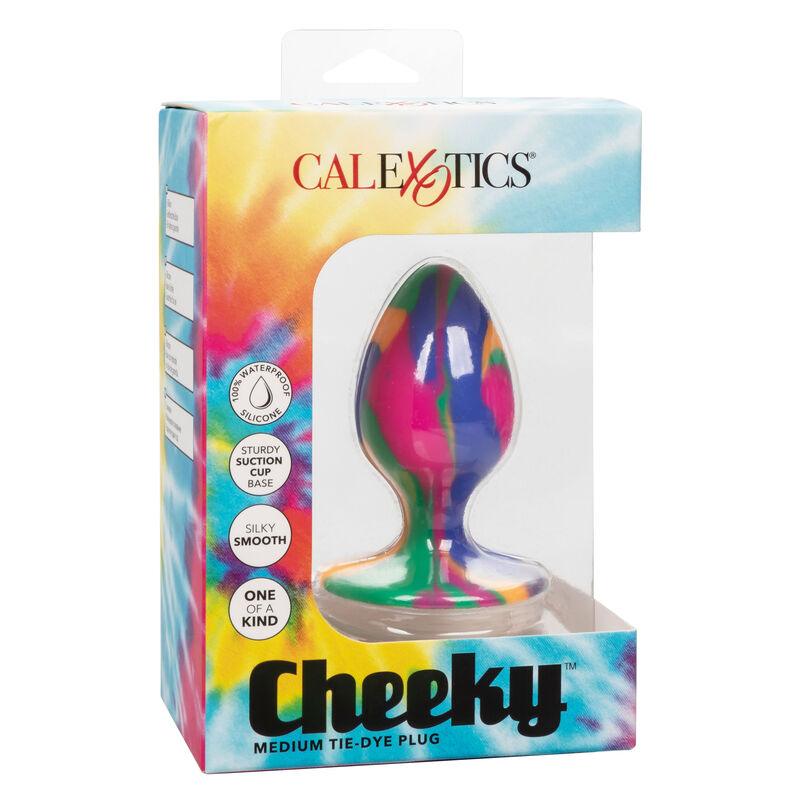 CALEXOTICS - CHEEKY MEDIUM TIE-DYE PLUG ANAL - Optelum