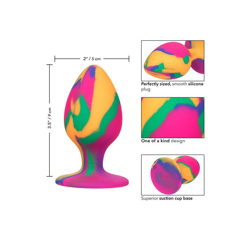 CALEXOTICS - CHEEKY LARGE TIE-DYE PLUG ANAL - Optelum