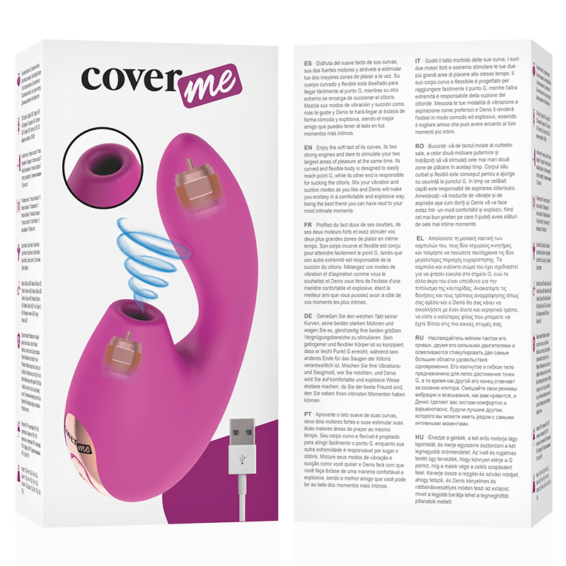 COVERME - CLITORAL SUCCION & VIBRADOR POTENTE G-SPOT RUSH - Optelum