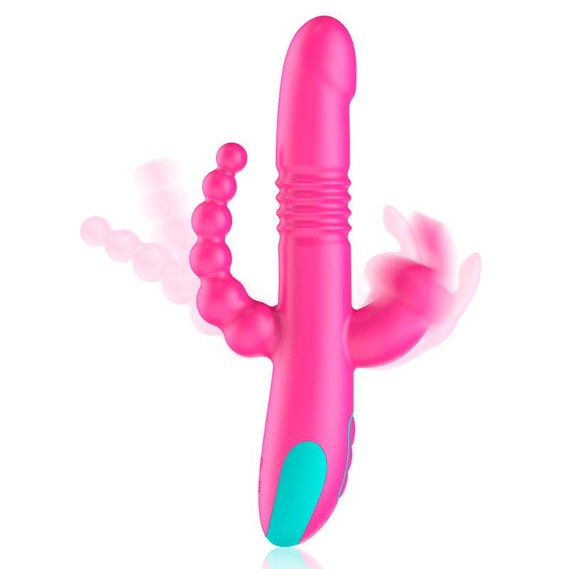 HAPPY LOKY - DONALD TRIPLE ESTIMULACIÓN: ANAL, PUNTO G & CLÍTORIS COMPATIBLE CON WATCHME WIRELESS TECHNOLOGY - Optelum