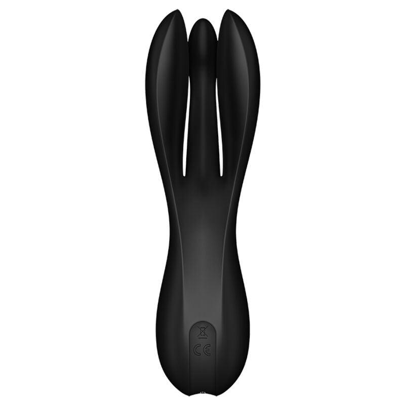 SATISFYER - THREESOME 2 VIBRADOR NEGRO - Optelum