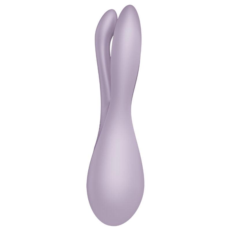 SATISFYER - THREESOME 2 VIBRADOR NEGRO - Optelum