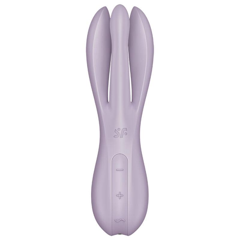 SATISFYER - THREESOME 2 VIBRADOR NEGRO - Optelum