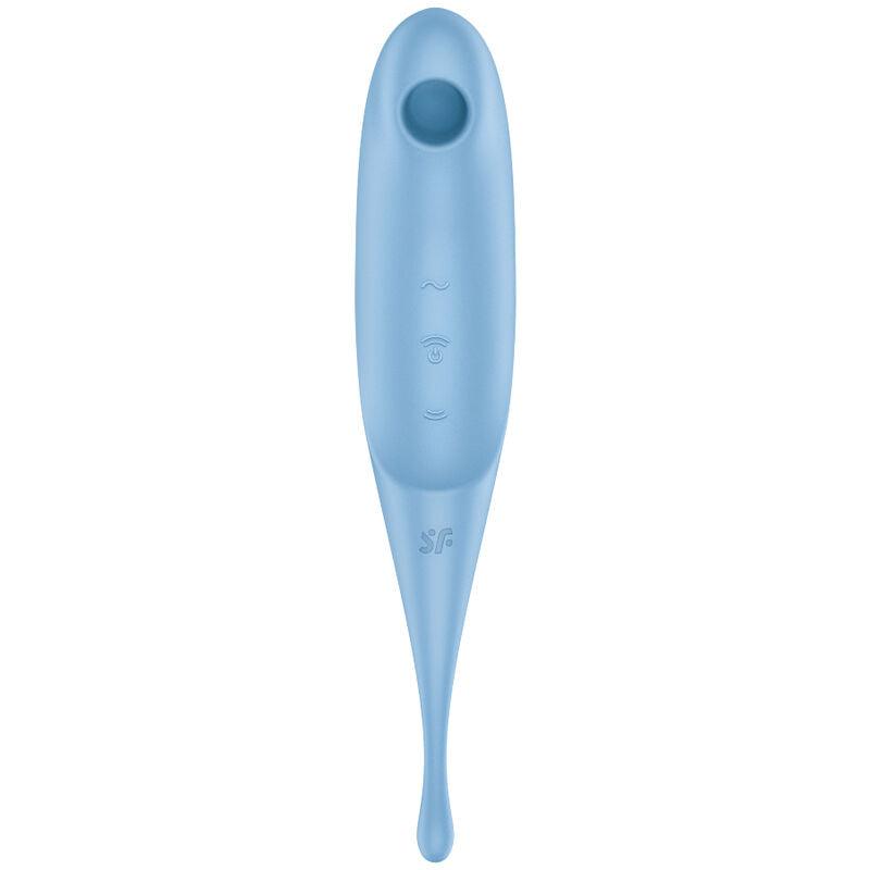 SATISFYER - TWIRLING PRO ESTIMULADOR Y VIBRADOR ROJO - Optelum