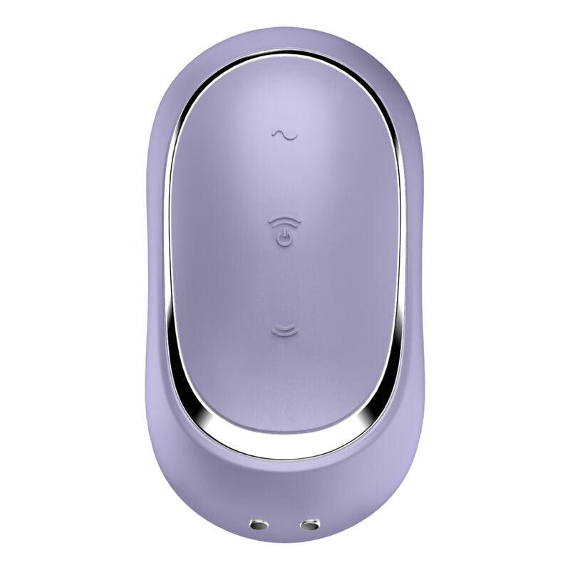 SATISFYER - PRO TO GO 2 ESTIMULADOR Y VIBRADOR DOBLE VIOLETA - Optelum