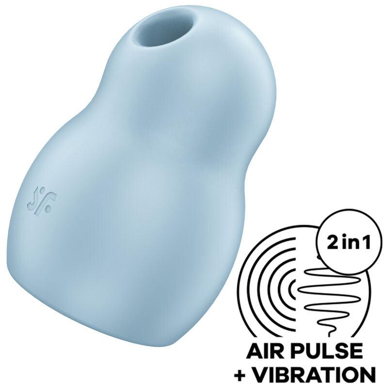 SATISFYER - PRO TO GO 1 ESTIMULADOR Y VIBRADOR DOBLE ROJO - Optelum
