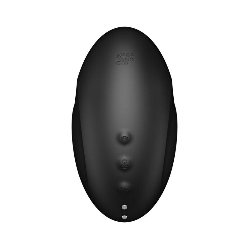 SATISFYER - VULVA LOVER 3 ESTIMULADOR Y VIBRADOR NEGRO - Optelum