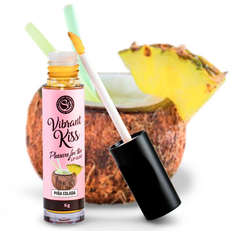 SECRETPLAY - LIP GLOSS VIBRANT KISS - PIÑA COLADA - Optelum