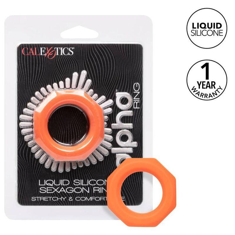 CALEXOTICS - ALPHA SEXAGON RING NARANJA - Optelum