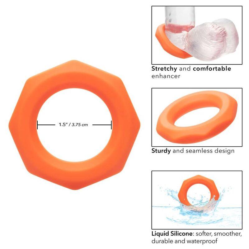 CALEXOTICS - ALPHA SEXAGON RING NARANJA - Optelum