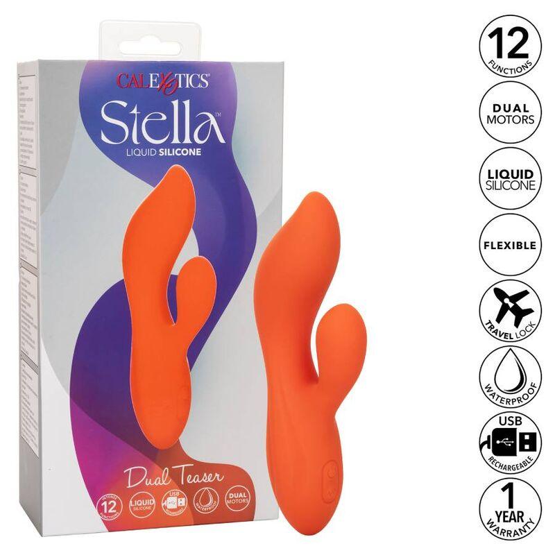 CALEXOTICS - STELLA DUAL TEASER NARANJA - Optelum