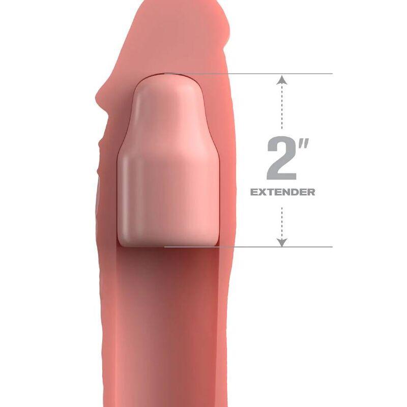FANTASY X- TENSIONS - PIPEDREAMS EXTENSION W STRAP 15,24 CM SKIN - Optelum