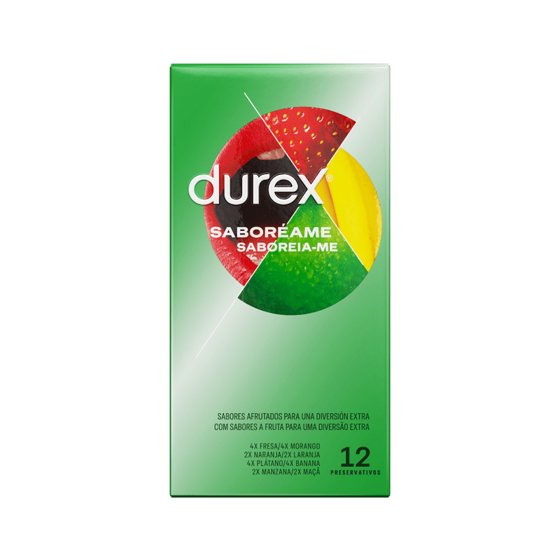 DUREX - SABOREAME 12 UNIDADES - Optelum