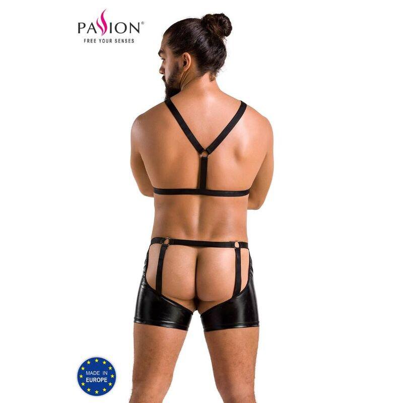 PASSION - 047 SET ARON NEGRO S/M - Optelum