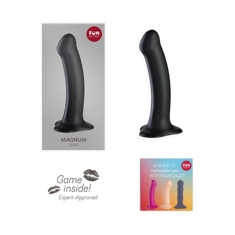 FUN FACTORY - MAGNUM DILDO NEGRO - Optelum