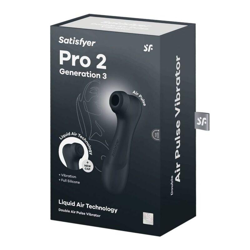 SATISFYER - PRO 2 GENERACIÓN 3 LIQUID AIR TECHNOLOGY GRANATE - Optelum