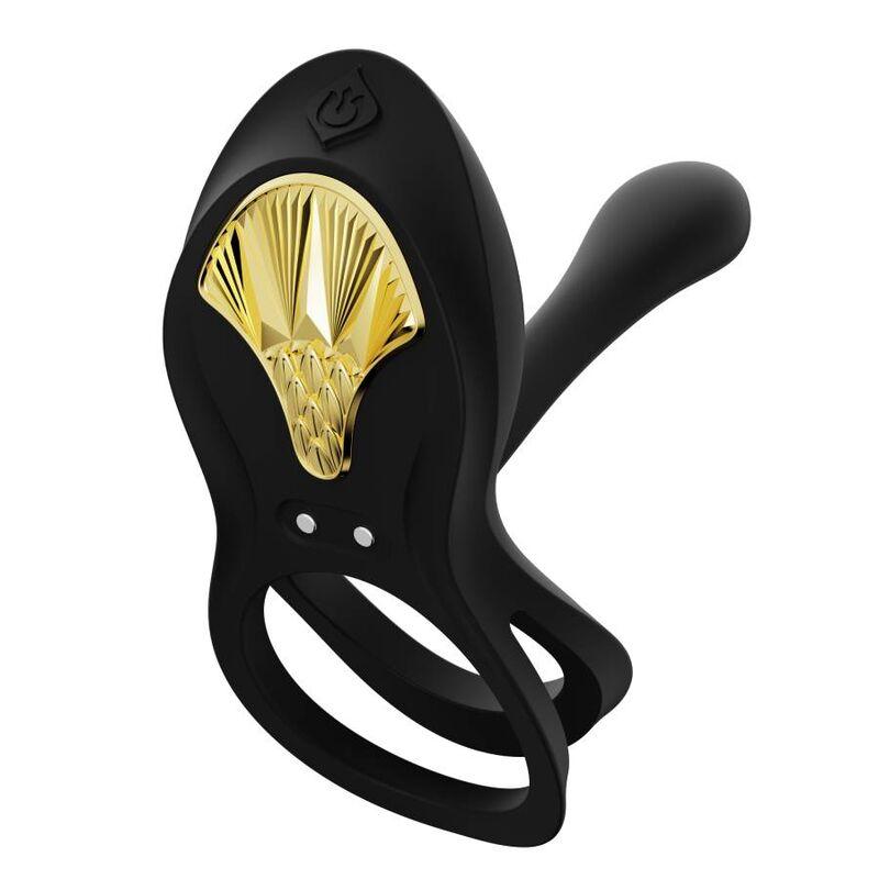 ZALO - BAYEK ANILLO VIBRADOR CONTROL REMOTO PAREJAS NEGRO - Optelum