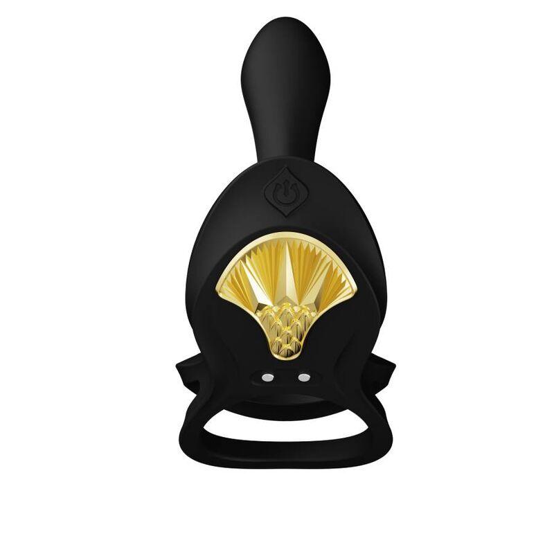ZALO - BAYEK ANILLO VIBRADOR CONTROL REMOTO PAREJAS NEGRO - Optelum