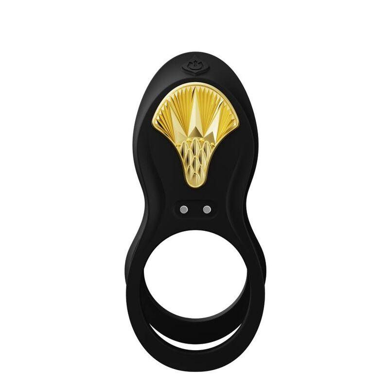 ZALO - BAYEK ANILLO VIBRADOR CONTROL REMOTO PAREJAS NEGRO - Optelum