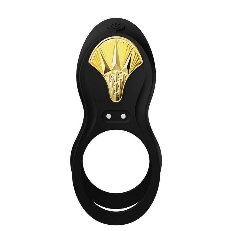 ZALO - BAYEK ANILLO VIBRADOR CONTROL REMOTO PAREJAS NEGRO - Optelum