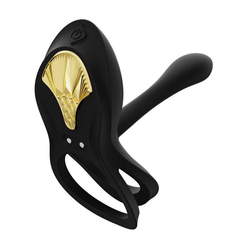 ZALO - BAYEK ANILLO VIBRADOR CONTROL REMOTO PAREJAS NEGRO - Optelum