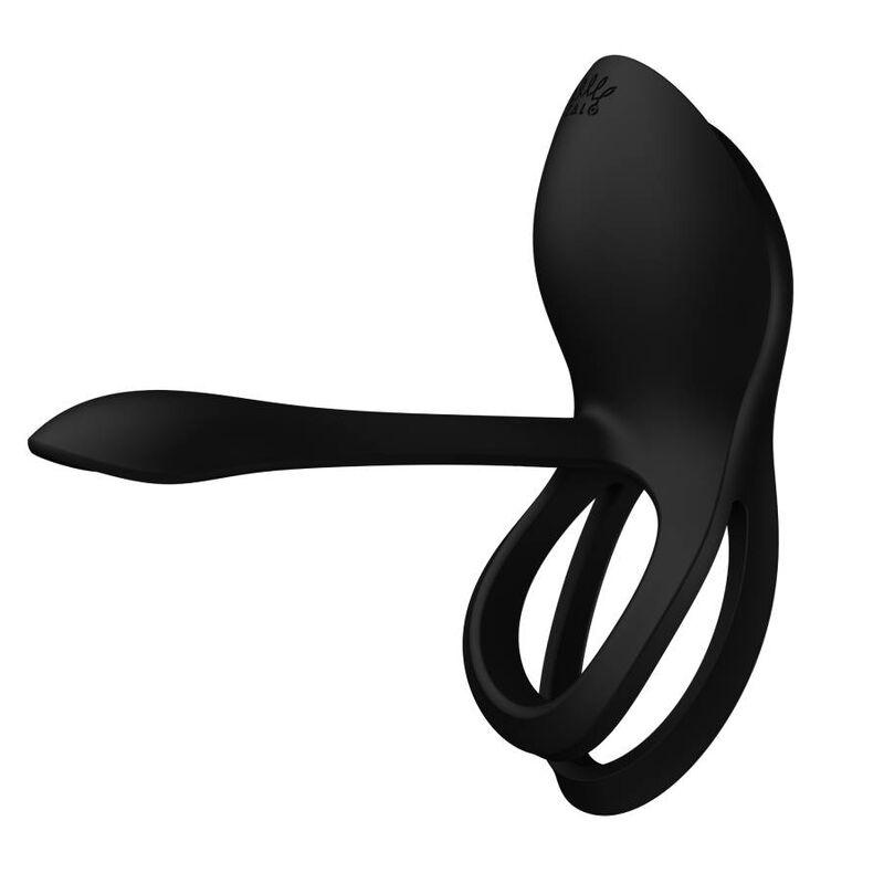 ZALO - BAYEK ANILLO VIBRADOR CONTROL REMOTO PAREJAS NEGRO - Optelum
