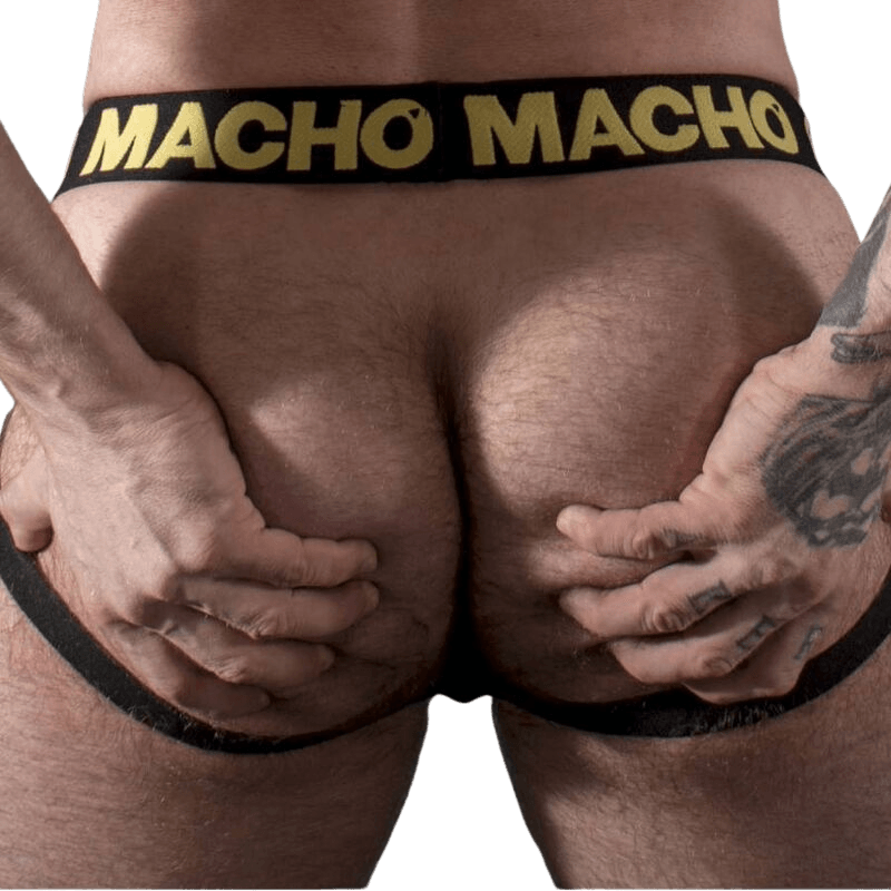 MACHO - MX25AC JOCK CUERO AMARILLO M - Optelum