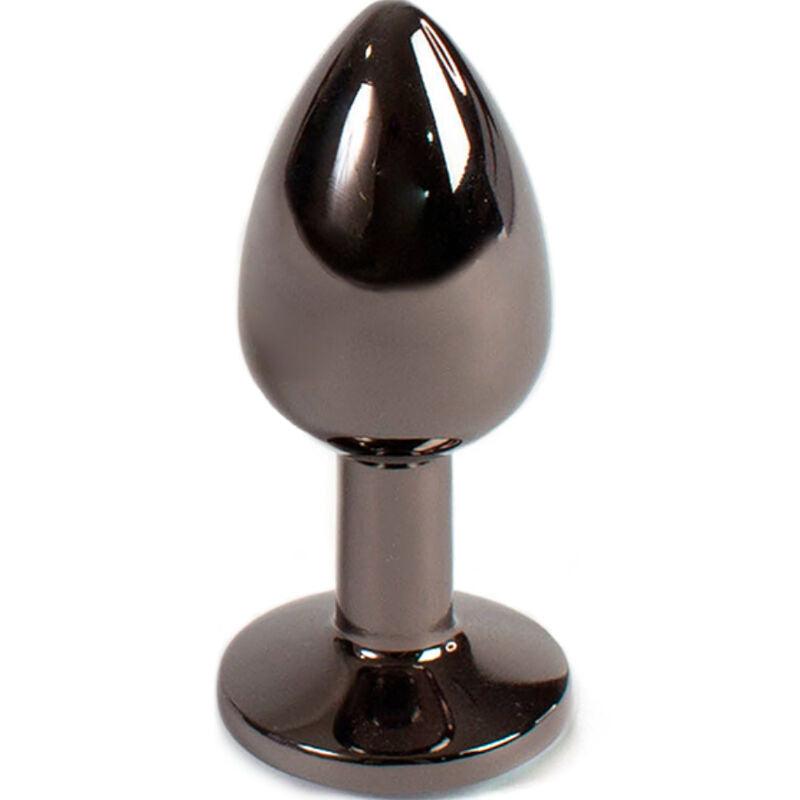 SECRETPLAY - GUNMETAL BUTT PLUG TALLA S 7 CM - Optelum