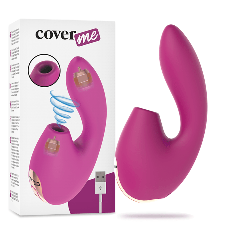 COVERME - CLITORAL SUCCION & VIBRADOR POTENTE G-SPOT RUSH - Optelum
